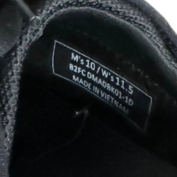 Kizik Madrid Eco Sneaker M 10 W 11.5 Black - Picture 5 of 5